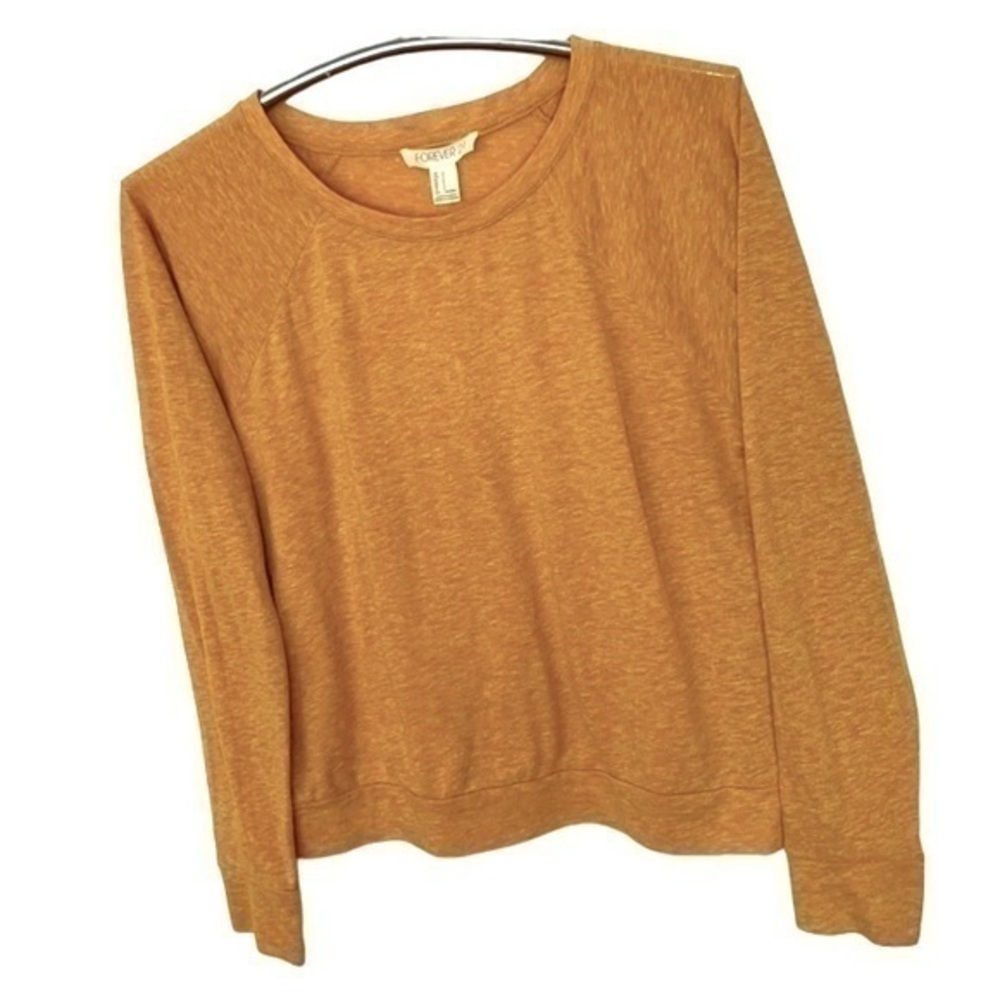 FOREVER 21 | Women’s Gold Colored Long Sleeve Shirt Size S